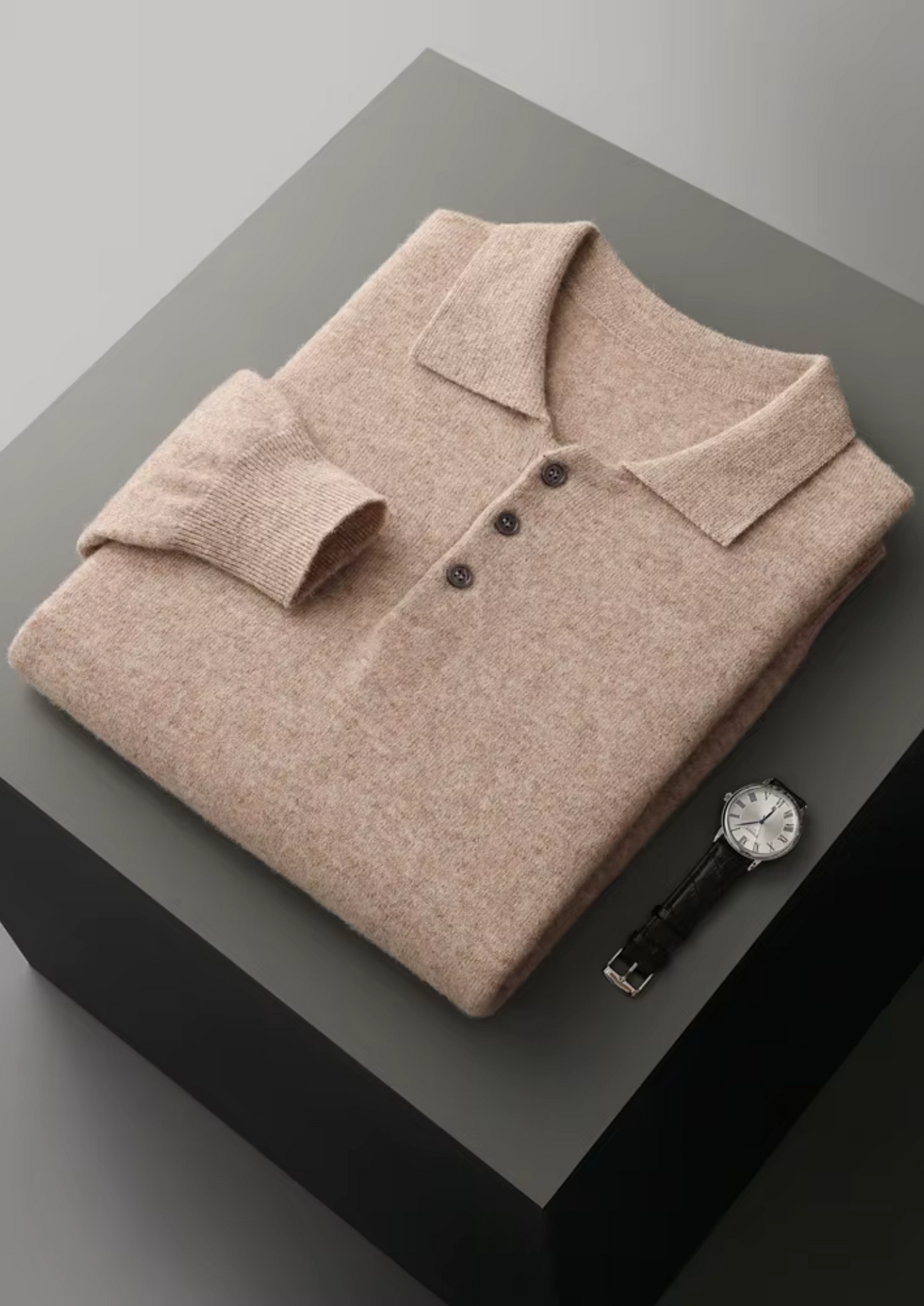 WOOL CLASSIC SWEATER POLO