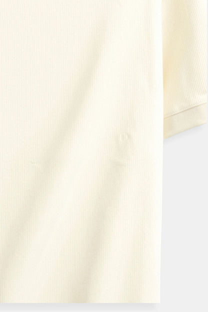 Woolen Structure Polo T-Shirt