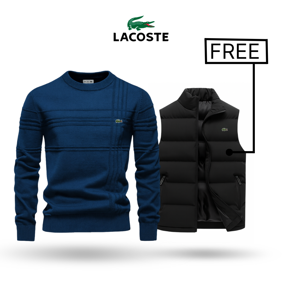 LACOSTE | Рrеmіum Sweater + Stylus Vest Free