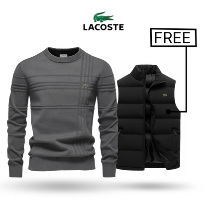 LACOSTE | Рrеmіum Sweater + Stylus Vest Free