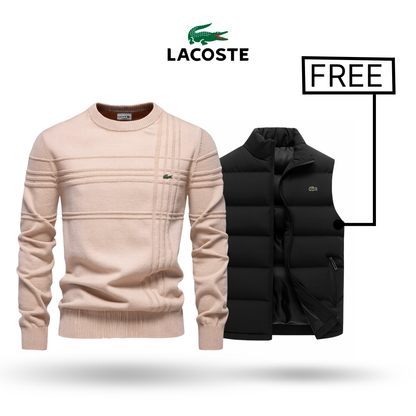 LACOSTE | Рrеmіum Sweater + Stylus Vest Free