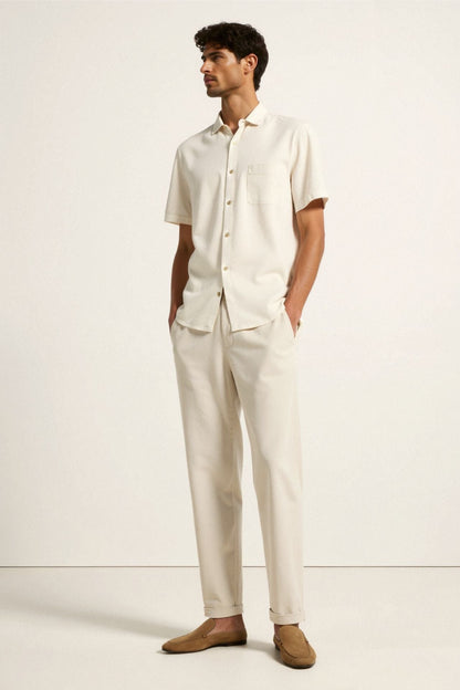 Regular Fit Linen Loose Pants